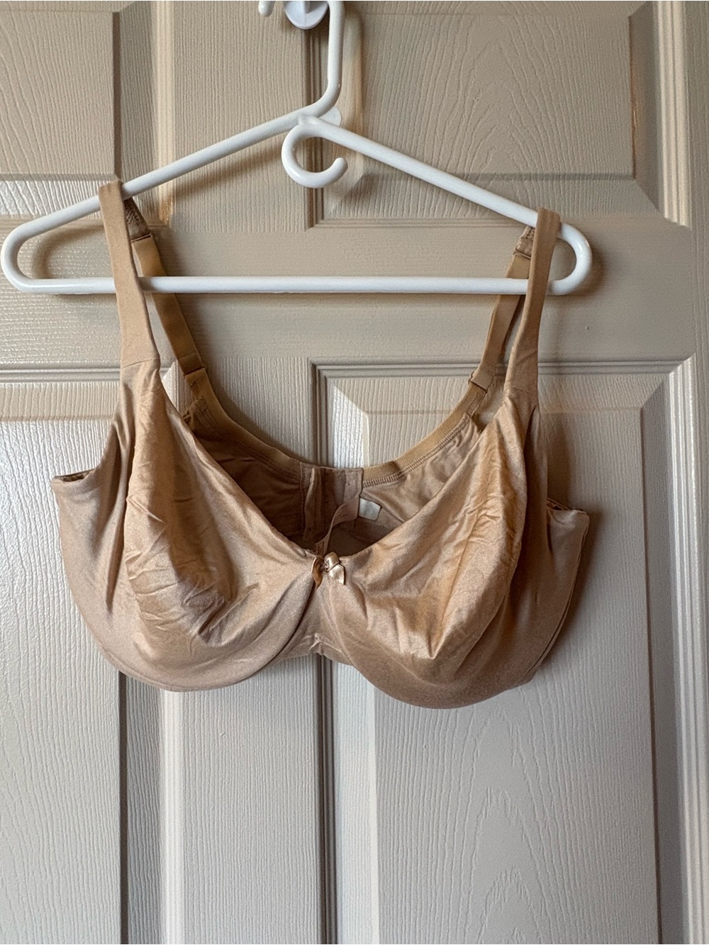 Cacique Beige Unlined Full-Coverage Underwire Bra